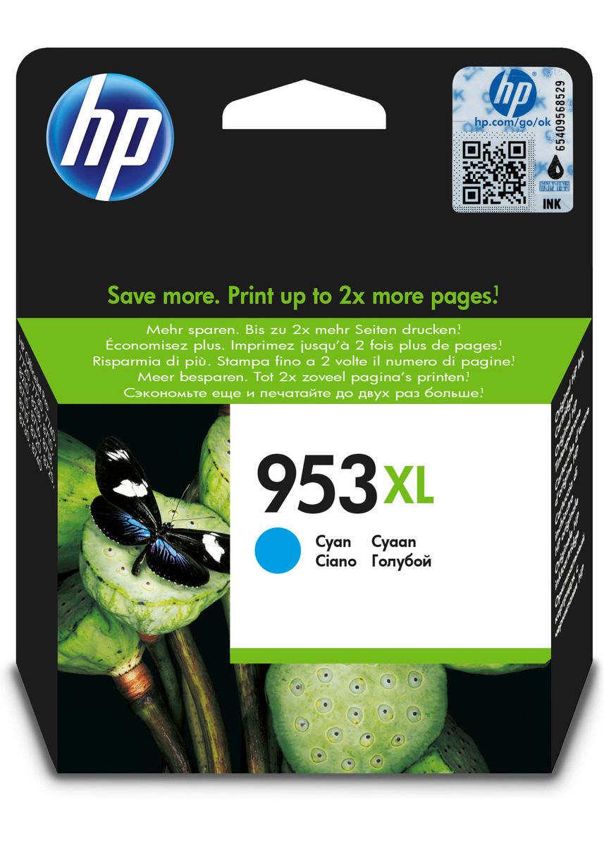 HP 953 High Yield Cyan Original Ink Cartridge