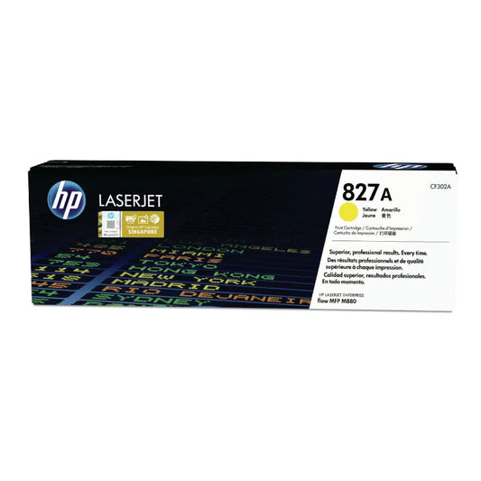 HP 827A Original Yellow LaserJet Toner Cartridge