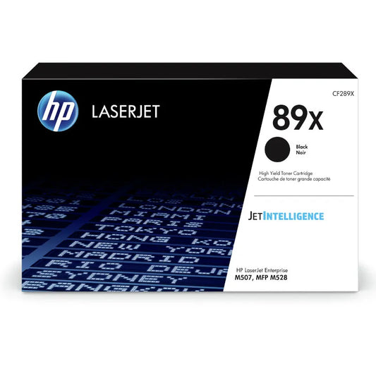HP 89X Original High Yield Black LaserJet Toner Cartridge