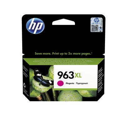 HP 963XL High Yield Magenta Original Ink Cartridge (1,600 Pgs)