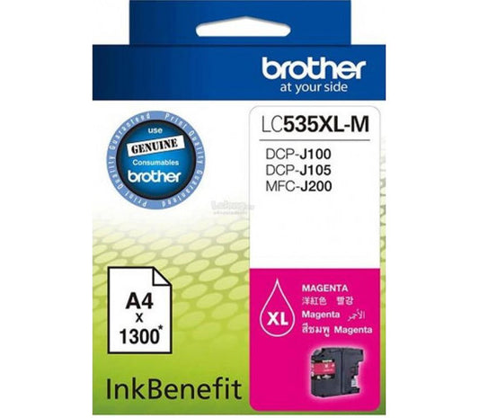 Brother LC-535XLM High Yield Magenta Original Ink Cartridge