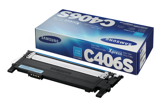 Samsung C406S Cyan Toner Cartridge (1000 Pages)