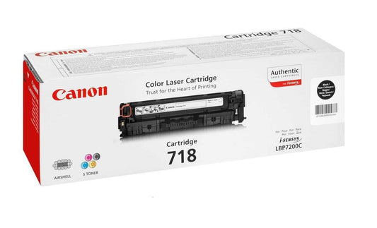 Canon Cartridge 718 Black (3,400 Pgs)