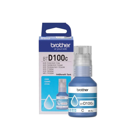 Brother BT-D100C Cyan Ink Cartridge