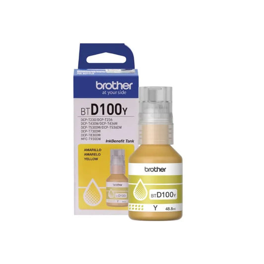 Brother BT-D100Y Yellow Ink Cartridge