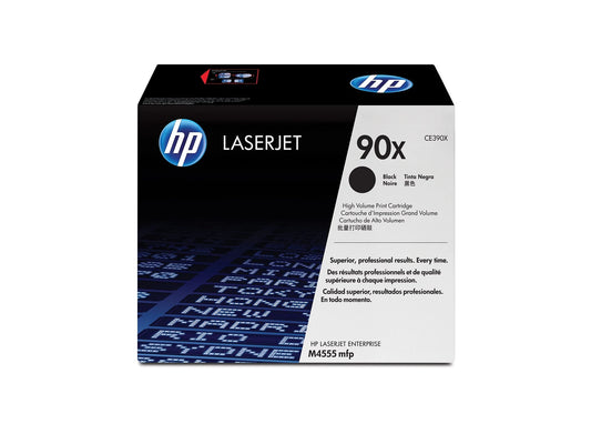 HP 90X Original High Yield Black LaserJet Toner Cartridge