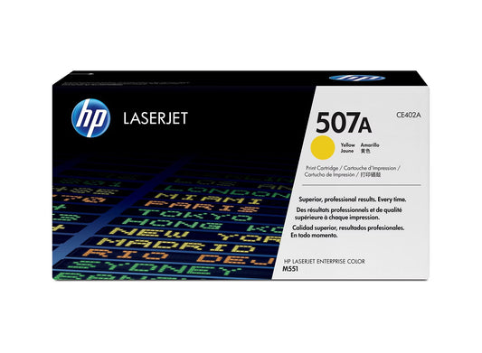 HP 507A Original Yellow LaserJet Toner Cartridge