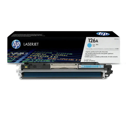 HP 126A Original Cyan LaserJet Toner Cartridge