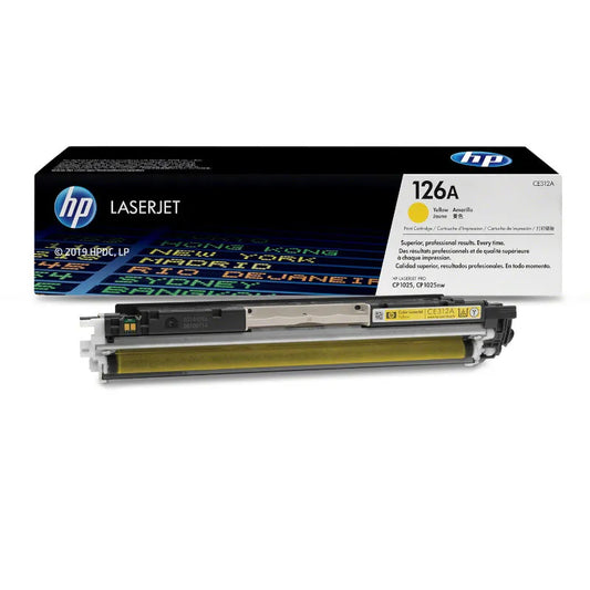 HP 126A Original Yellow LaserJet Toner Cartridge
