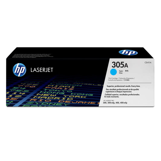 HP 305A Original Cyan LaserJet Toner Cartridge
