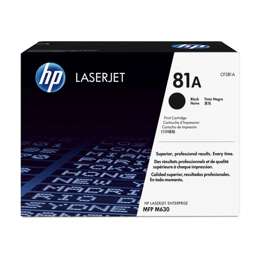 HP 81A Original Black LaserJet Toner Cartridge