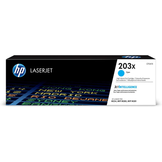 HP 203X Original High Yield Cyan LaserJet Toner Cartridge