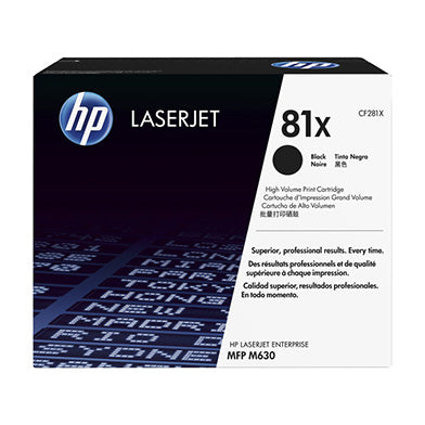HP 81X Original High Yield Black LaserJet Toner Cartridge