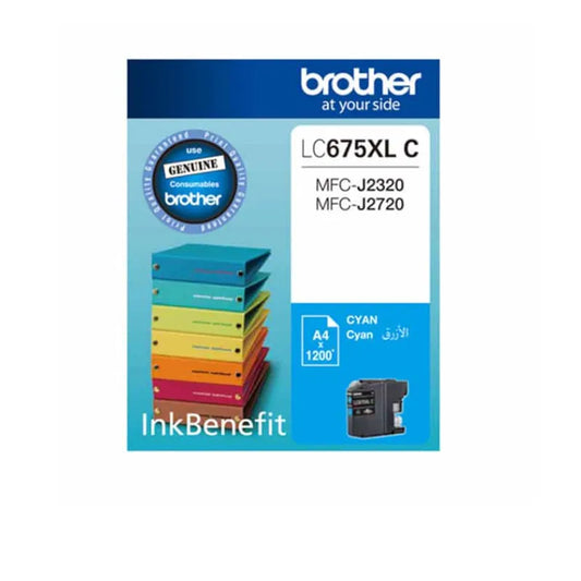 Brother LC-675XLC High Yield Cyan Ink Cartridge