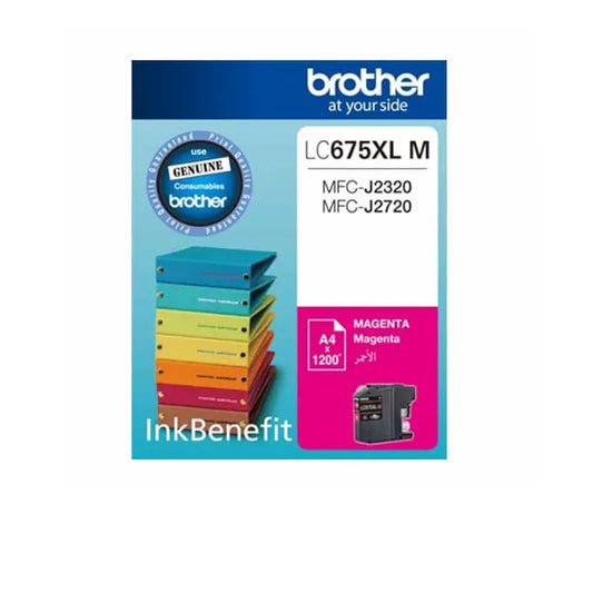 Brother LC-675XLM High Yield Magenta Ink Cartridge