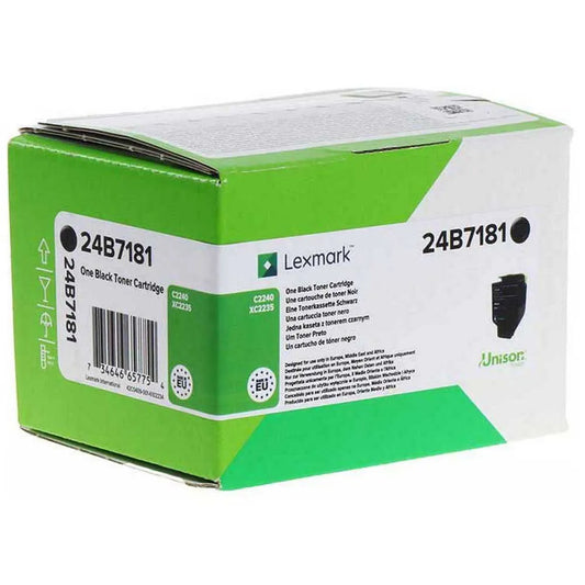 Lexmark 24B7181 Original Black Toner Cartridge