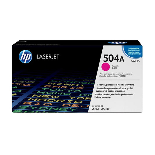 HP 504A Original Magenta LaserJet Toner Cartridge