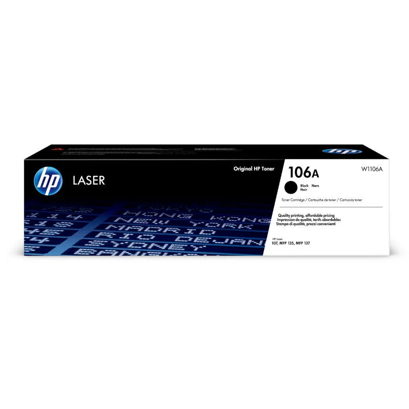 HP 106A Original Black LaserJet Toner Cartridge